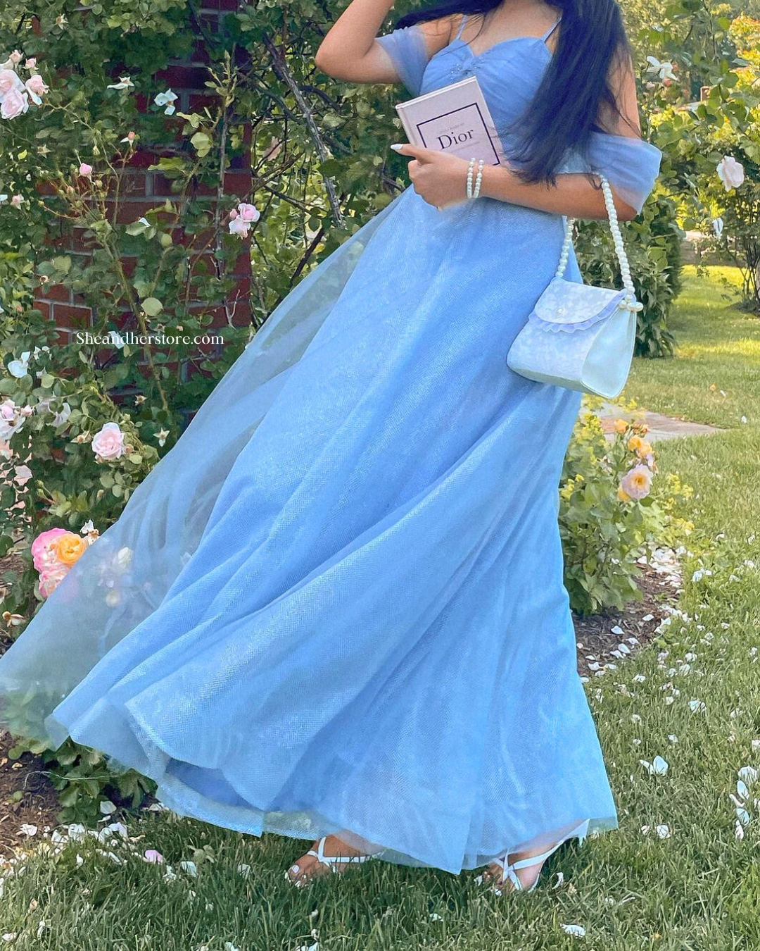 THE ANGEL Baby Blue Dress