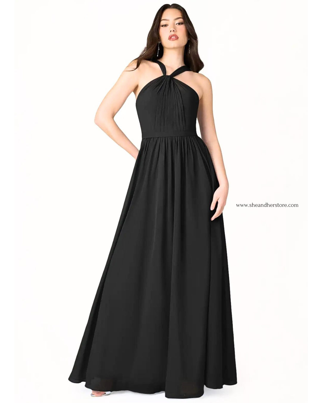 ALORA Halter Maxi Dress