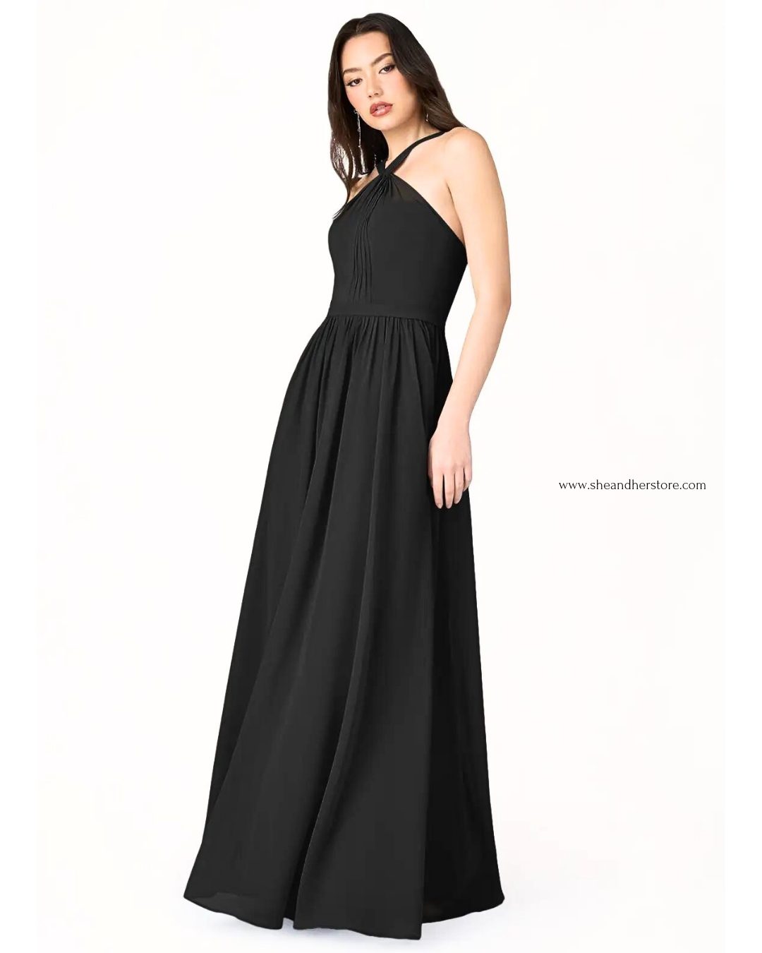 ALORA Halter Maxi Dress