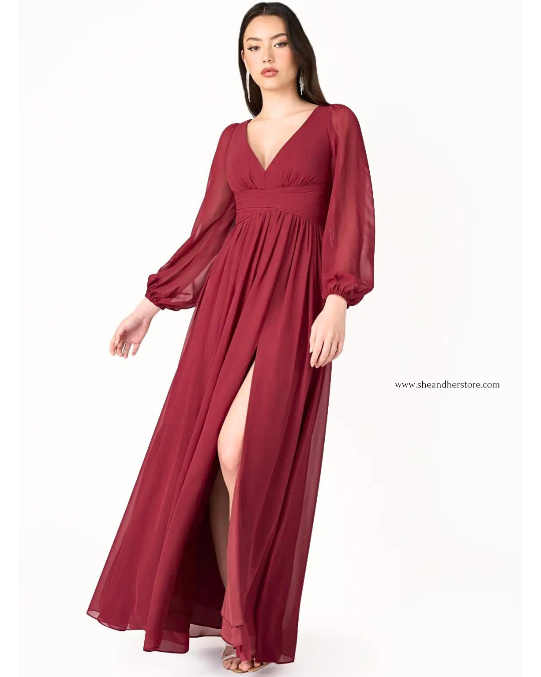 HAYLEY Slit Maxi Dress